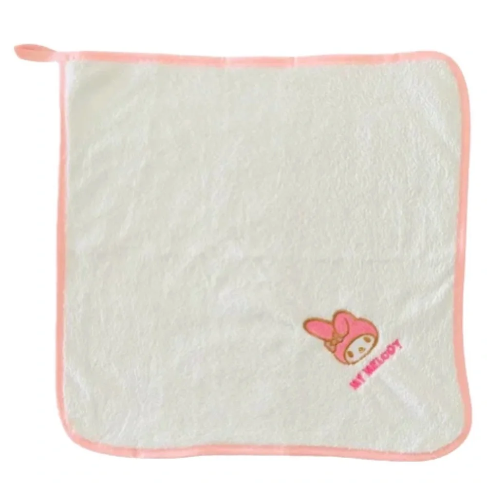 NWOT My Melody Pink-Trim Hand Towel